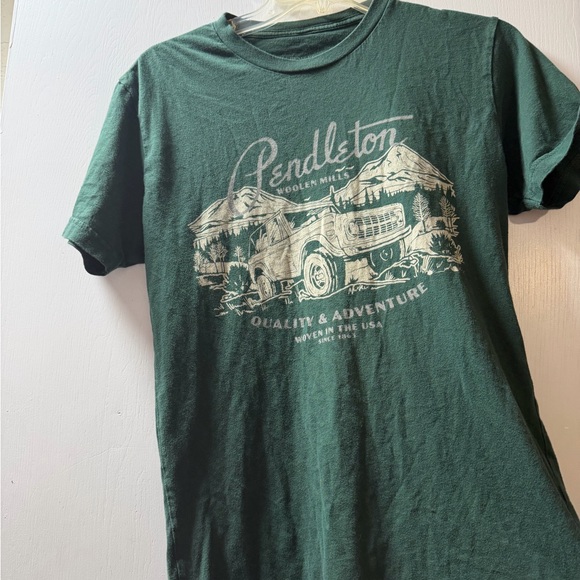 Pendleton Tops - Pendleton Green Graphic T-Shirt